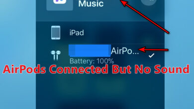 AirPods Connected But No Sound