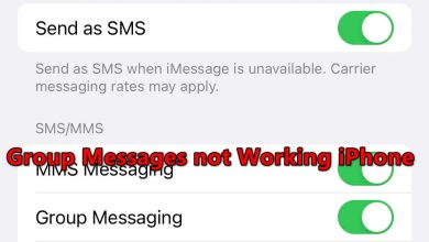 Group Messages not Working iPhone