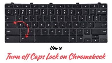 How to turn off caps lock on Chromebook