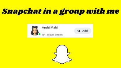 Snapchat in a group with me