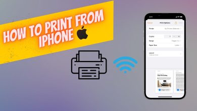 How to print from iPhone