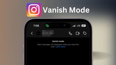 Instagram Vanish Mode