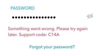 Snapchat error code c14a