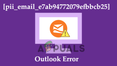 [pii_email_e7ab94772079efbbcb25] Outlook error is